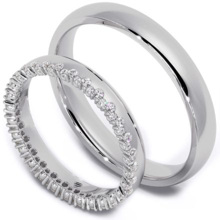 Wedding Rings VA117, White 1